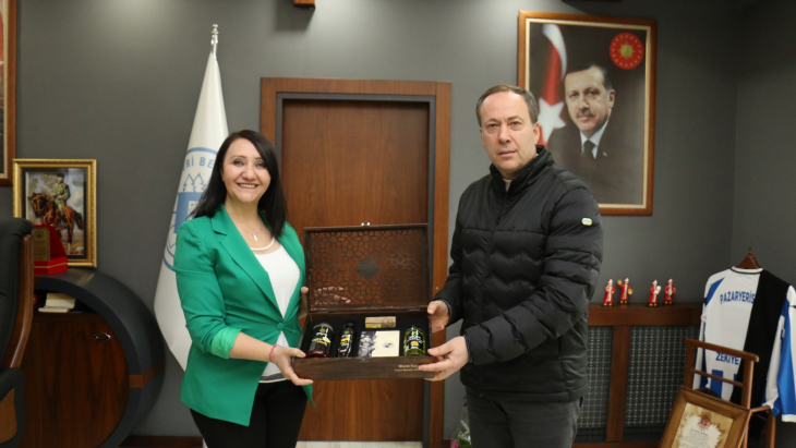 Geyve Belediye Başkanı Murat Kaya'dan Belediye Başkanımız Zekiye Tekin'e Ziyaret