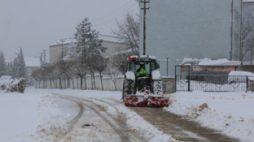Pazaryeri Belediyesi Karla Mücadele Çalışmalarına Devam Ediyor